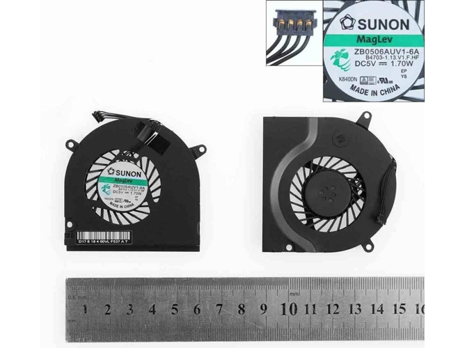 Ventilador para Portátil Apple Macbook Pro A1278 13'' Unibody Gc057514Vh-A Zb0506Auv1-6A