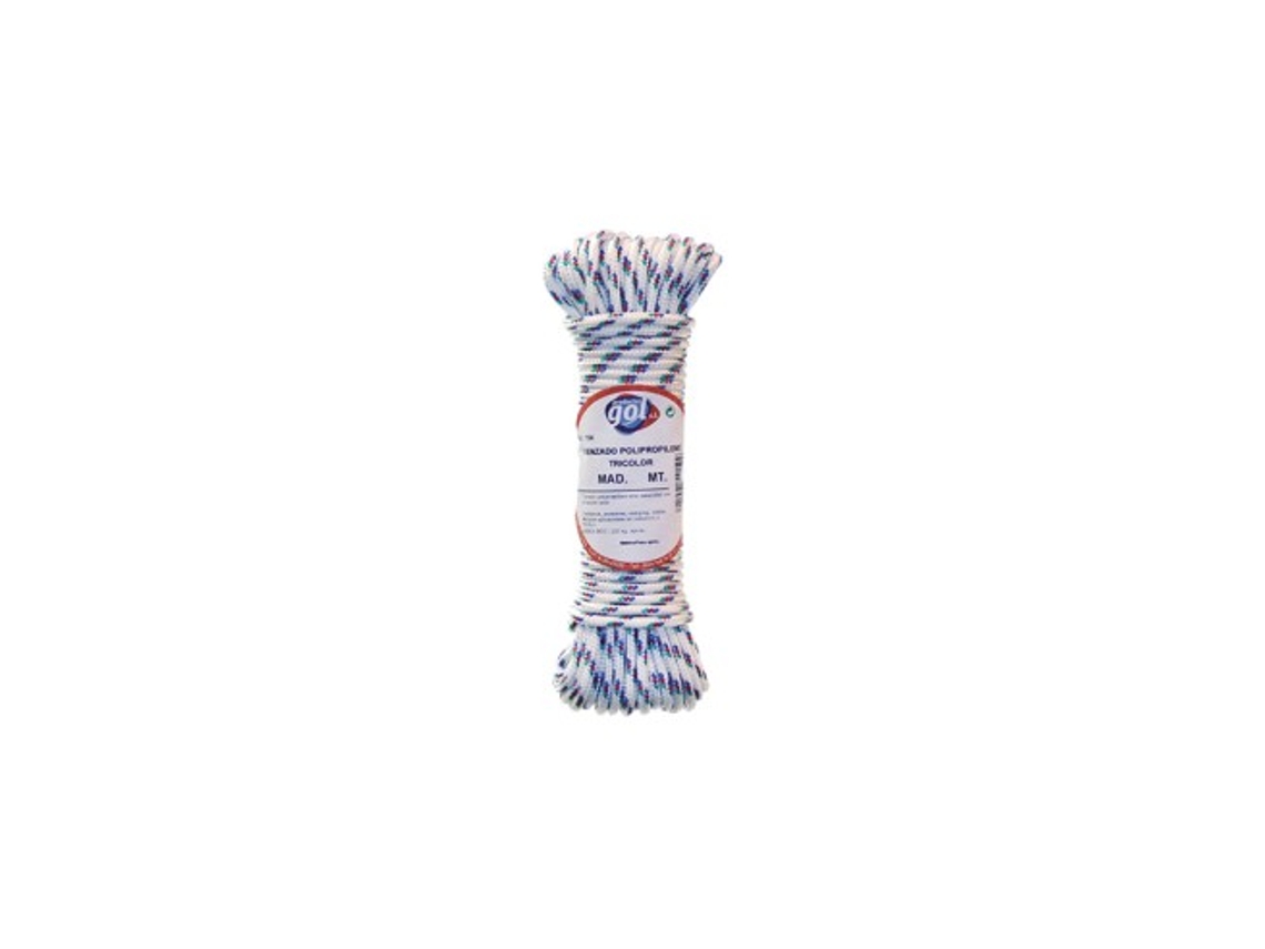Madeja 15mt Cuerda Tender 5mm Tricolor 154150 Gol