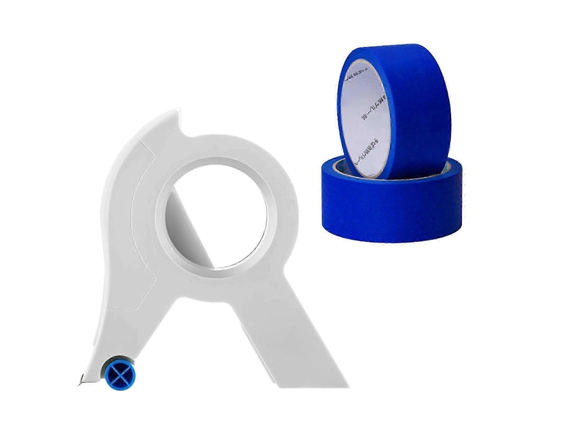 Juego de cinta adhesiva y dispensador de 1,37 pulgadas x 22 metros para decoración con cinta aplicadora para GOKOCO