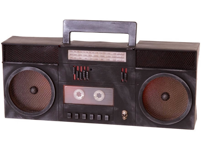 Radiocassete DISFRAZZES Luz y Sonido (40 x 16 x 7 cm - Halloween)