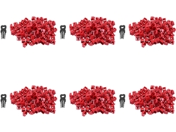 Hub Ethernet LAN RJ45 rojo con 600 piezas, a prueba de polvo, SFUSHOS