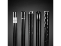 (estilo 1) 5 Pares De Palillos De Sushi Japoneses Y Chinos De Aleación Reutilizables