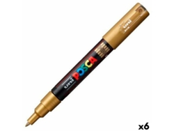 Rotuladoras POSCA Pc-1M Dorado 6 Unidades