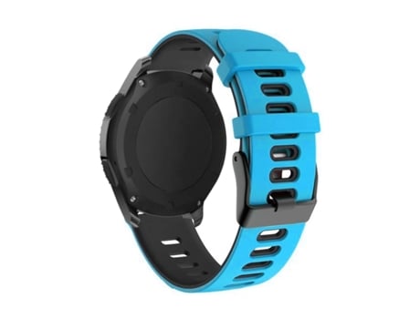 Correa para Garmin Forerunner 645 Music Azul Claro y Negro