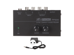 Preamplificador De Fono De Ruido Ultrabajo Con Control De Volumen Independiente Para Tocadiscos Lp, 100-240v, Enchufe Europeo.