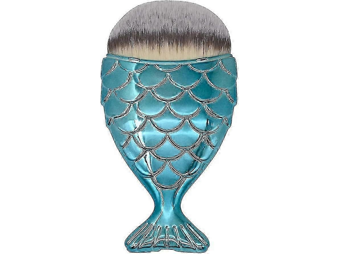 Brocha de maquillaje de sirena, brocha para polvos, base y rubor, tamaño regalo Everley891