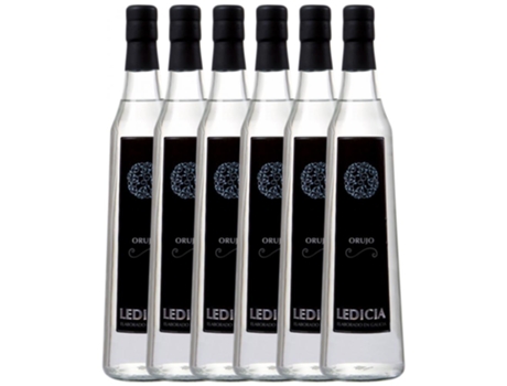 Cachaza NOR-IBERICA DE BEBIDAS Nor-Iberica De Bebidas Ledicia Blanco (0.7 L - 6 unidades)