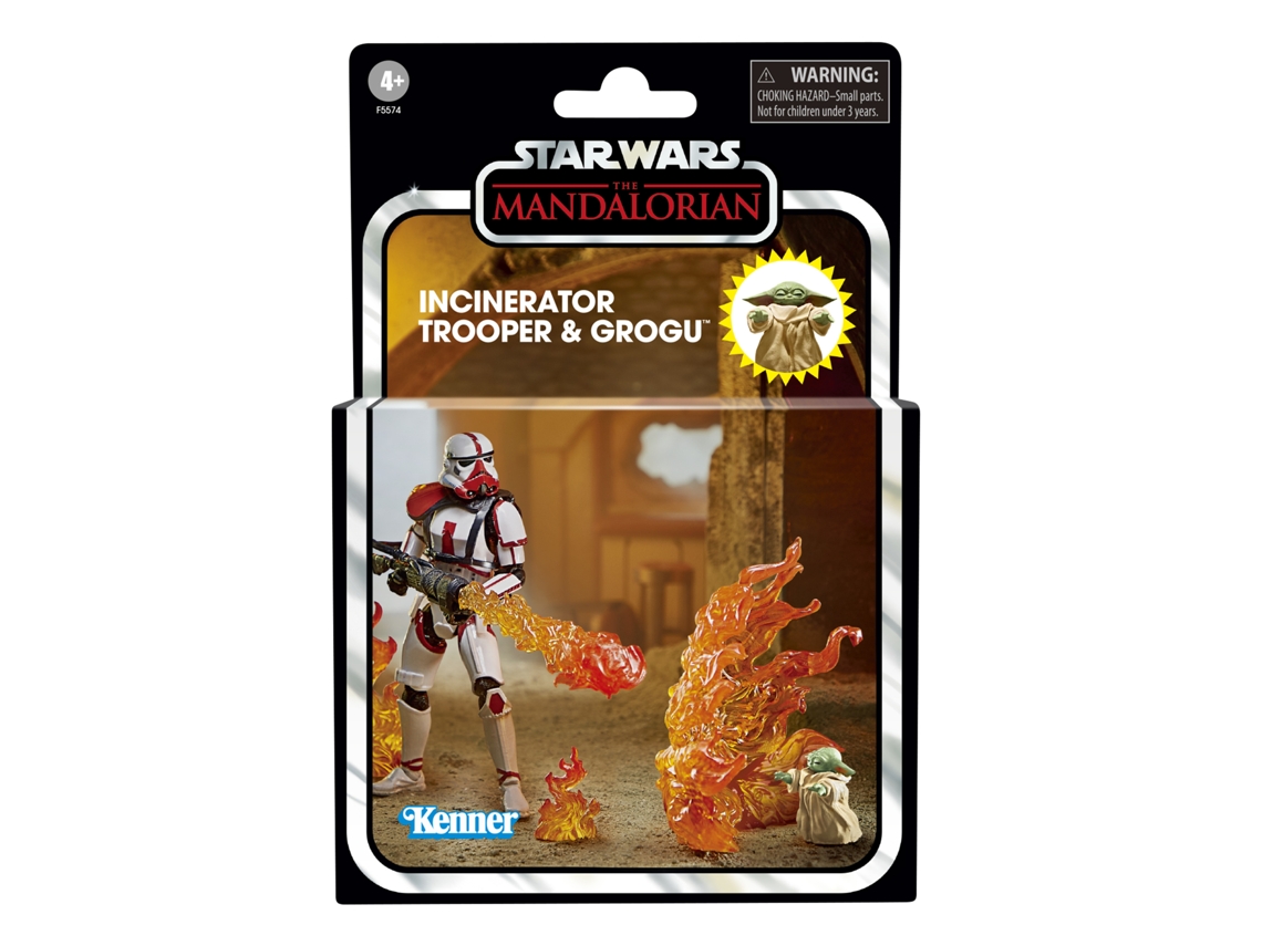 Figura de Acción STAR WARS La Colección Vintage Incinerator Trooper & Grogu