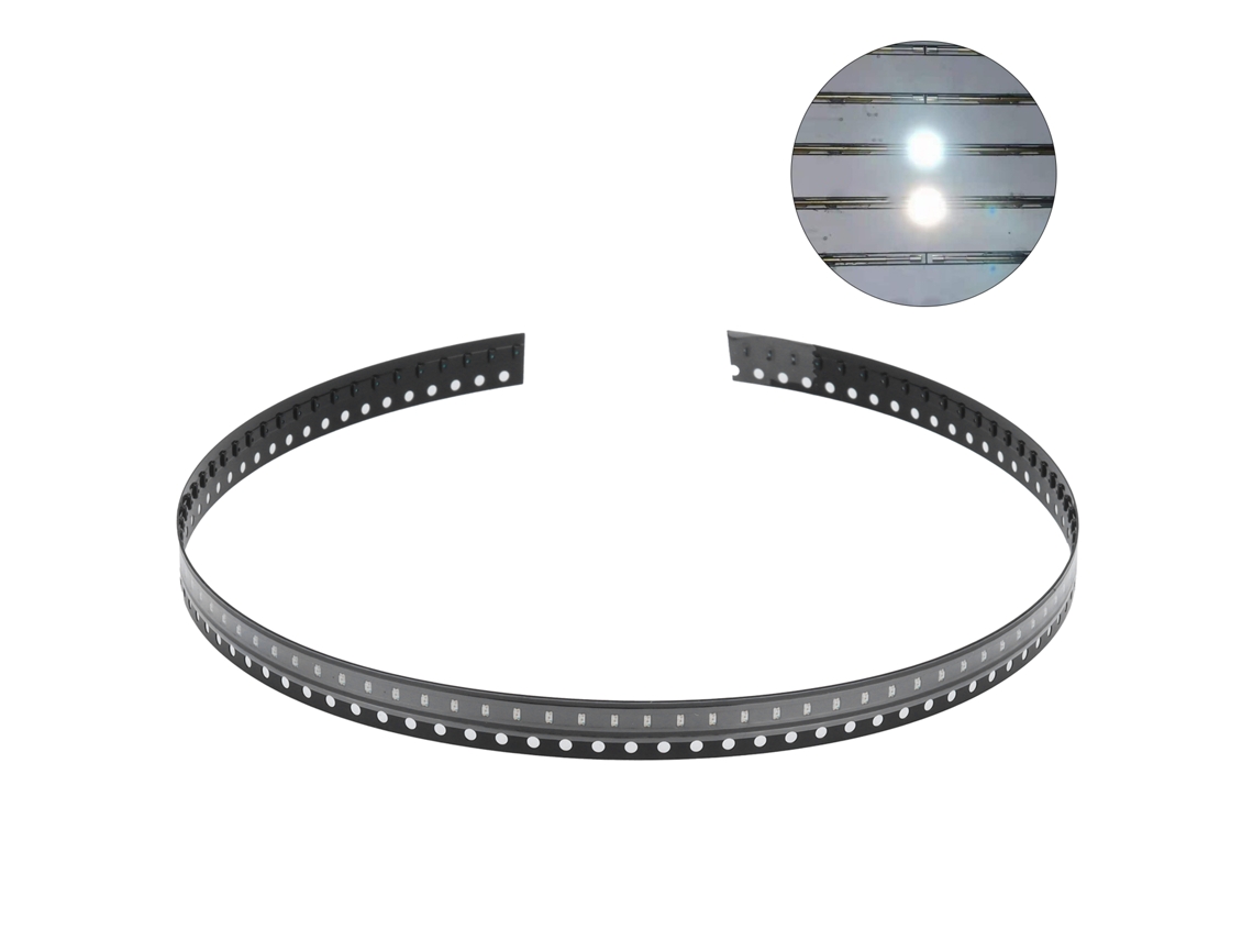 100 Diodos Led Smd De Bajo Voltaje Para Componentes Electrónicos De Pcb Diy (blanco Cálido)