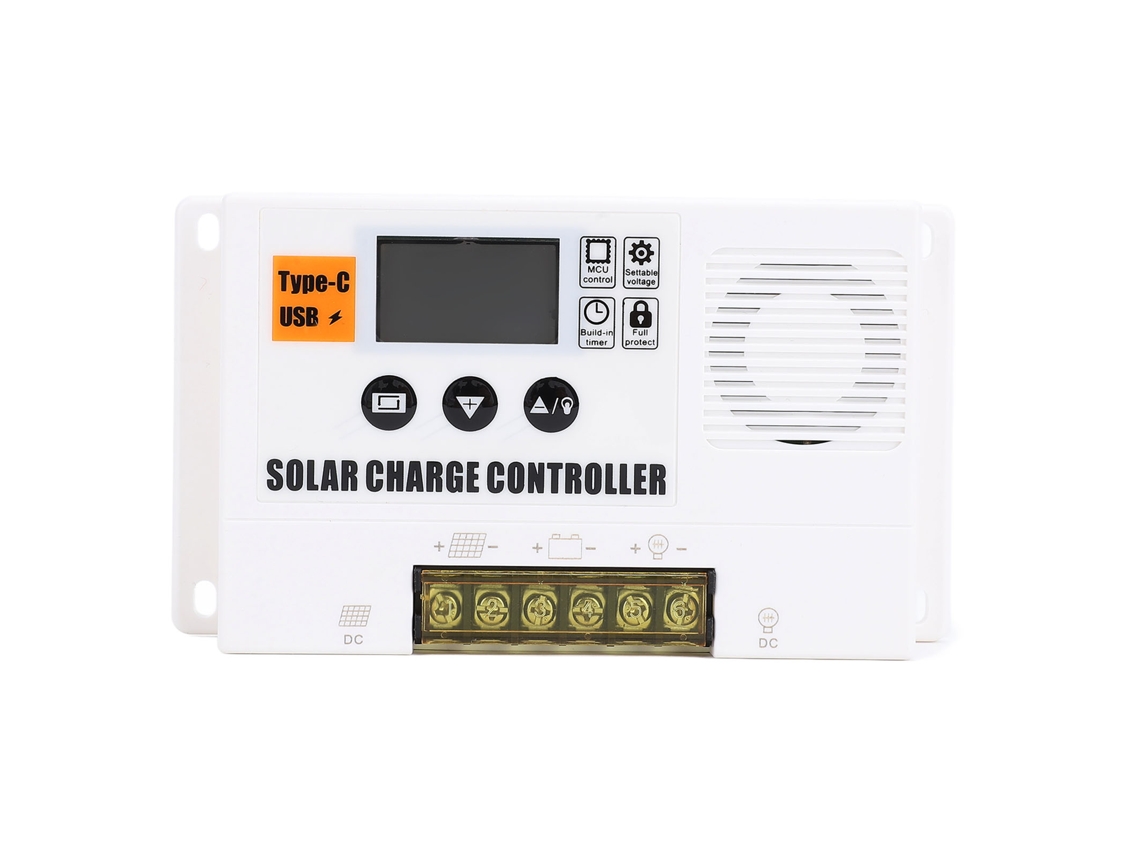 Controlador De Carga Solar Pwm 12v 24v Adaptativo Automático Regulador De Painéis Solares Para Sistemas Off Grid 80a