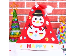 Muñeco De Nieve Navideño De Fieltro Hecho A Mano Con Tela No Tejida.