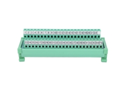 Módulo De Transferencia Plc, Bloque De Terminales Con Conector De Cable Db44p, Equipo Eléctrico Para Riel Din De 35 Mm