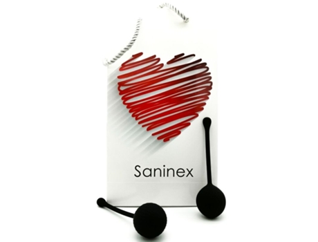 Estimulador SANINEX SEXTOYS Clever Bola (Negro)