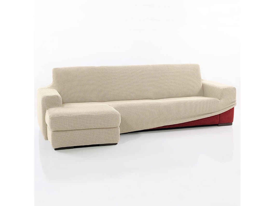 Funda de Sofá DOMAINET Relive (Beige - Algodón y poliéster - 210-320 cm)