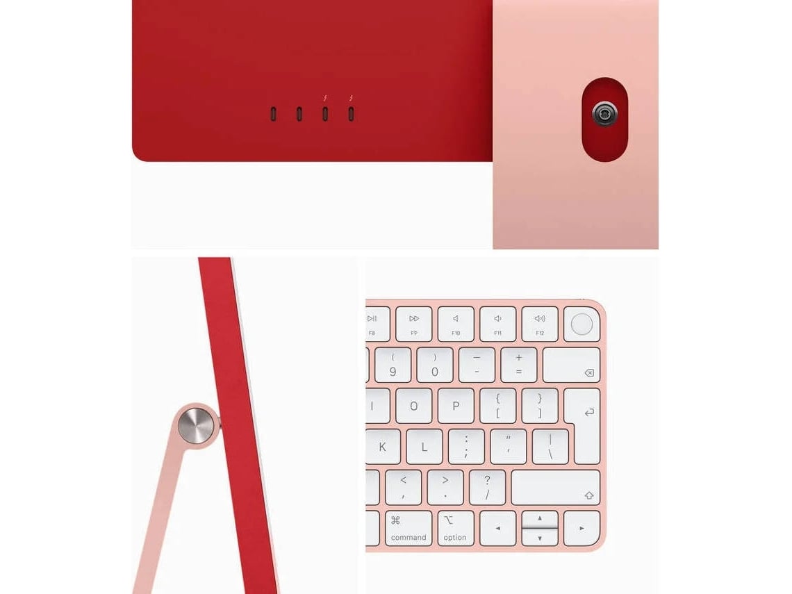 wen 美品iMac 24インチM3 メモリ8GB/SSD 512Gピンク Apple iMac 24インチ Retina 4.5Kモデル MQRU3J/A [ピンク]/Late 2023