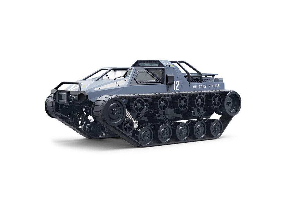 Coche teledirigido JJRC C8812 Max RTR 2.4G gris, dos baterías, depósito de combustible, alta velocidad, derrape, todoterreno, luz LED, rotación proporcional de 360°, juguete MDUG
