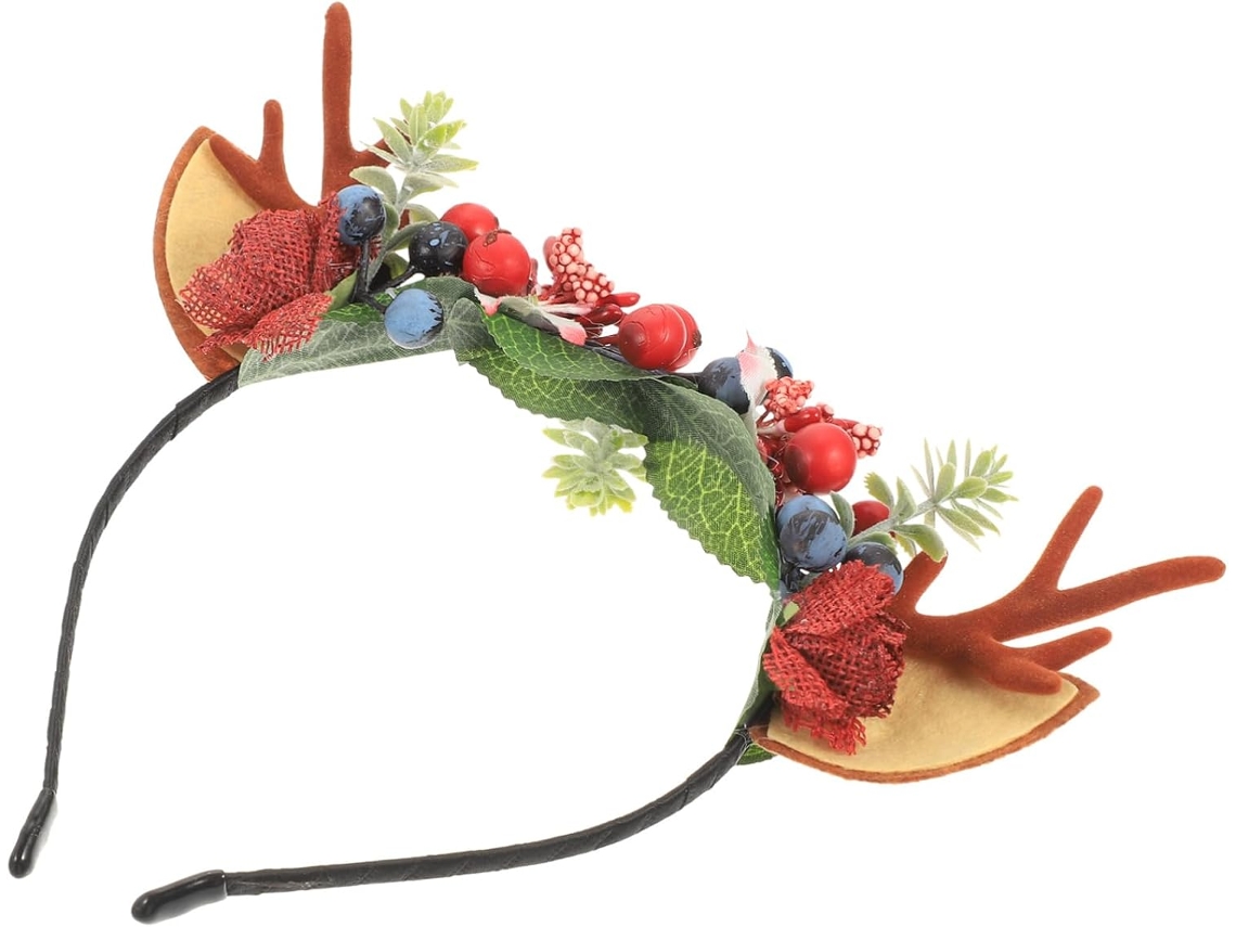 Diadema Con Astas Y Accesorio De Fiesta Falso Para Cosplay Y Decoración.