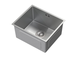 Fregadero de acero inoxidable con encastre plata y desagüe 40x34 cm ML-DESIGN