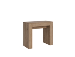 Consolas Modem Small Extensible hasta 198 cm ITAMOBY (90 x 42 x 77 cm - Paneles de Melamina - Roble Natural)