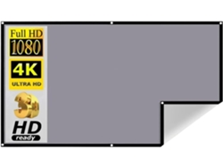 Pantalla De Proyección Para Cine En Casa, Interiores, Exteriores Y Patios Traseros
