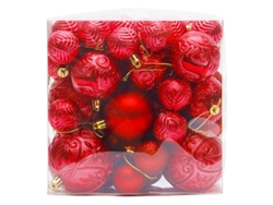 Conjunto de adornos para árboles de Navidad, decoraciones para fiestas TRUYUETY