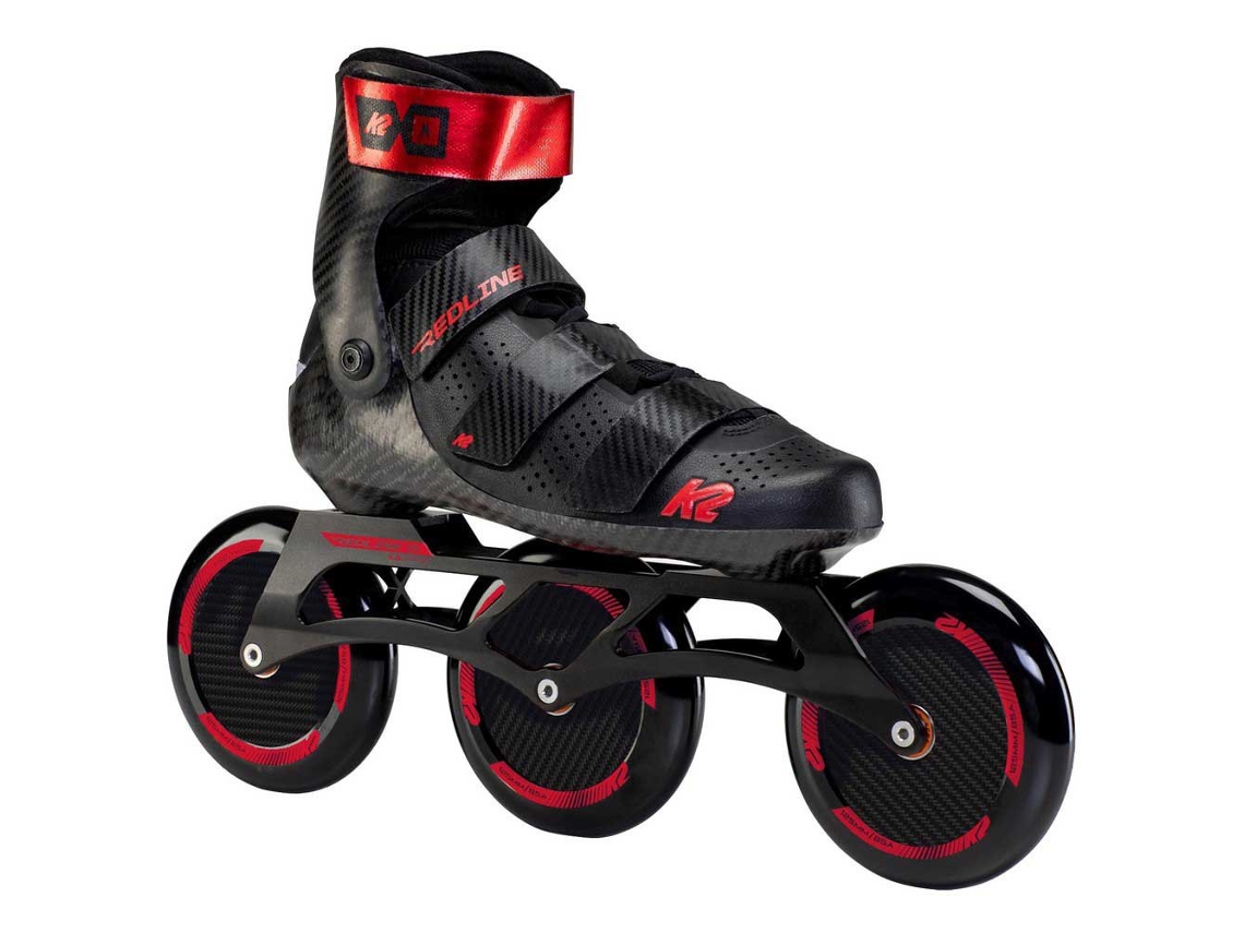 Patina em Linha Redline 125 Vermelho Preto Eu 40K2 Skate