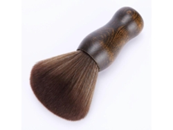 Cepillo suave para cortar el pelo con mango de madera (marrón) en oferta.