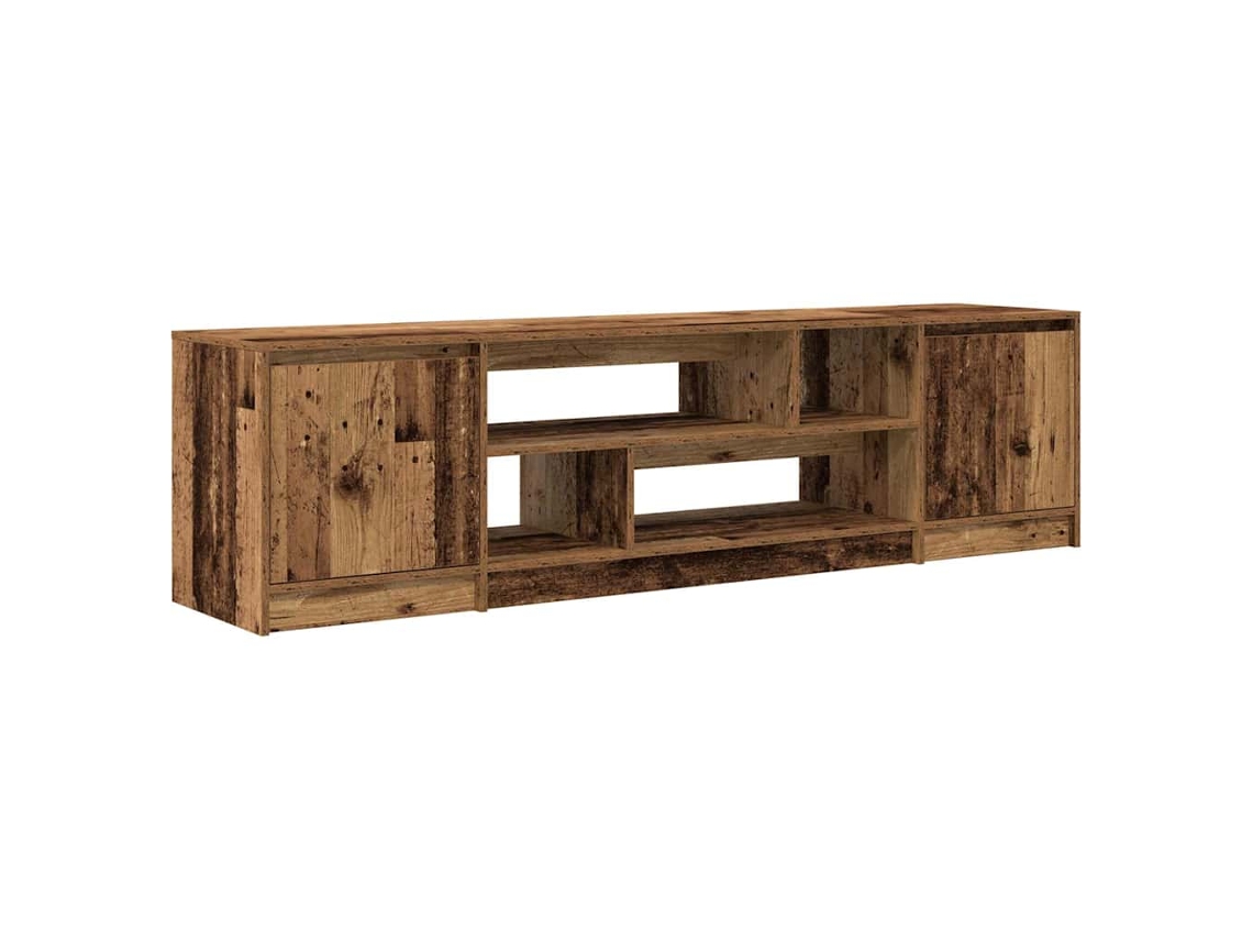 Mueble de TV de madera procesada marrón VidaXL (188,5 x 41 x 50 cm)