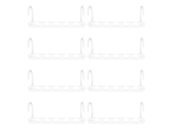 Tendedero plegable de 8 piezas con 5 orificios para armario