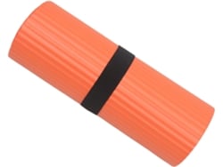 Esterilla de yoga antideslizante de color naranja, de 60x25x1 cm, acolchada, para usar en gimnasios, para hacer ejercicio y en casa.
