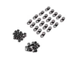 20 Hebillas De Remache/juego Para Botas, Camping, Senderismo Y Escalada.