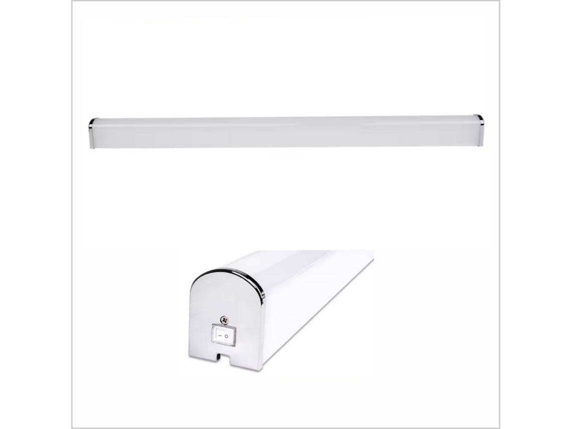 Lampara de pared LED para baño, espejos, cuadros, murales, maquillaje, etc. 20W luz neutra 4000K. Estilo moderno y simple. 90cm IP44 PAPUQ