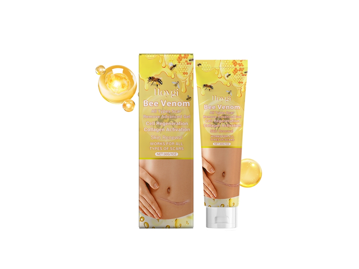 Gel para el cuidado de cicatrices de picaduras de abeja