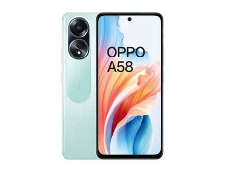 Smartphone OPPO A58 (6.7" - 6 GB - 128 GB - Verde)