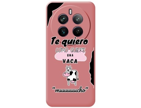 Funda Diseño Vaca para Realme 12 Pro 5G / 12 Pro Plus 5G TUMUNDOSMARTPHONE Rosa