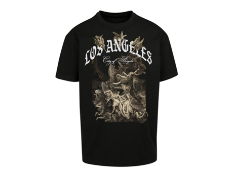 Camiseta para Unisexo MISTER TEE (L - Algodón - Negro)