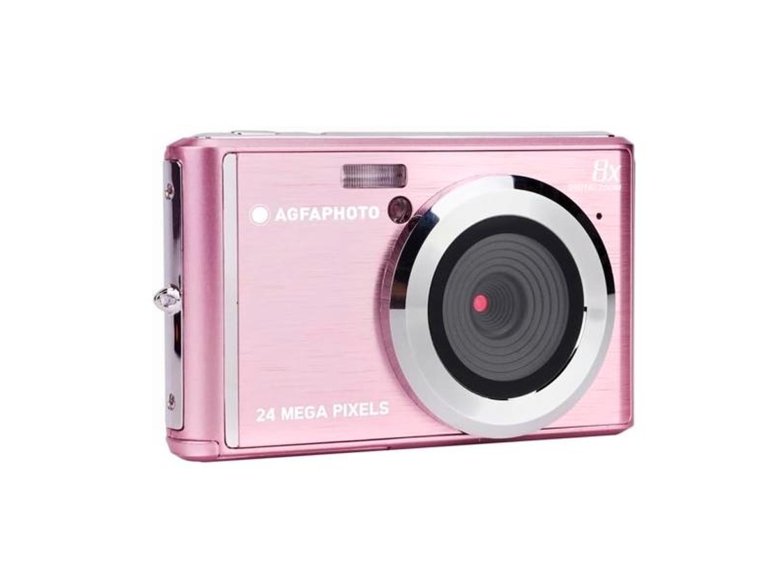 Cámara digital compacta rosa Realishot DC5500 de 24 MP de Agfaphoto