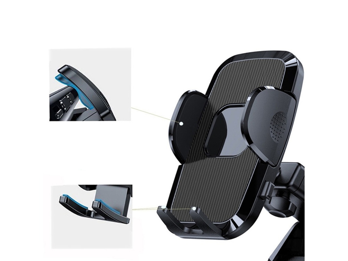 Montaje De Montaje Para Coche Yizhood Negro Con Grados De Rotación