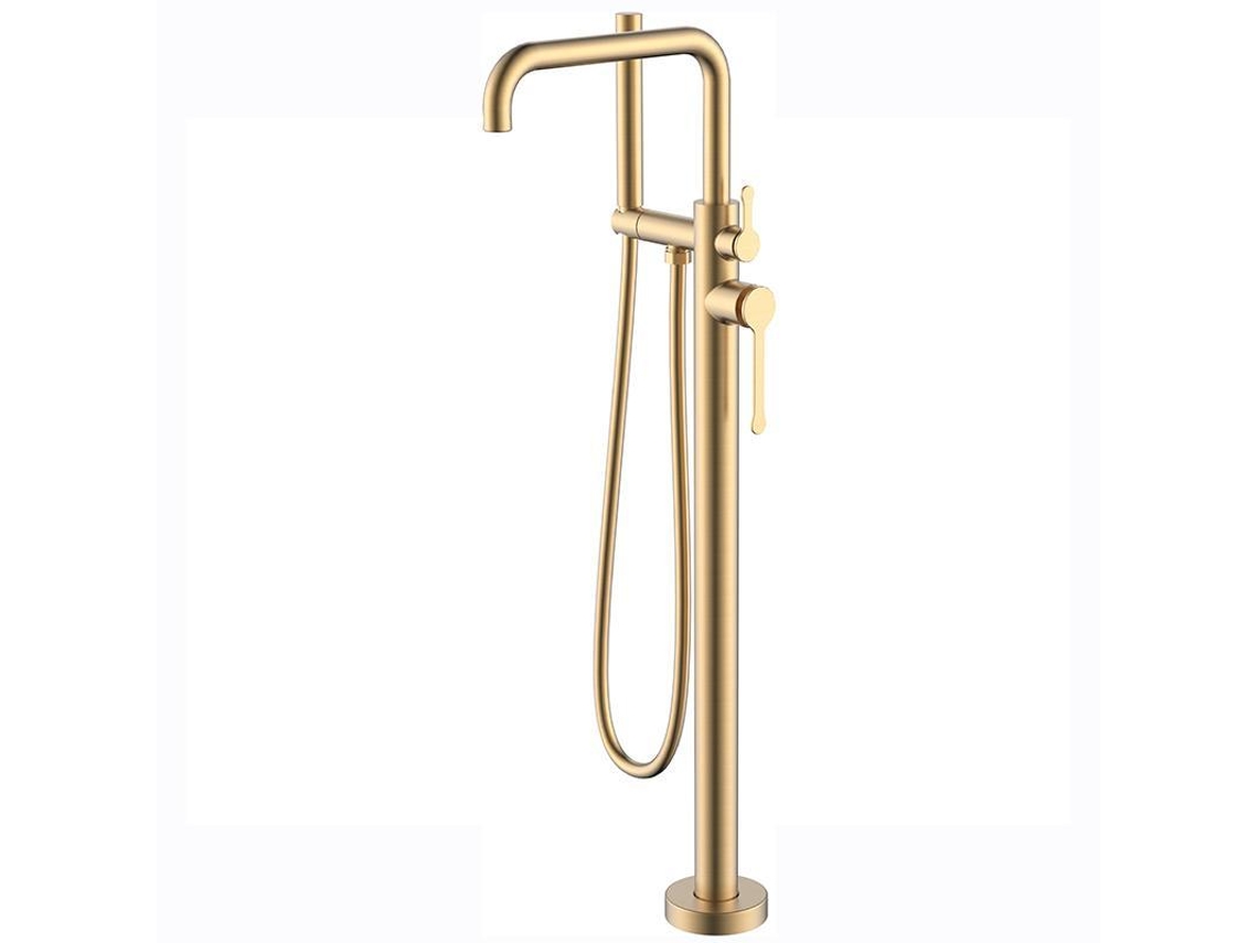 Grifo De Bañera De Pie 006 O Brossé De Latón Colección Scamandre