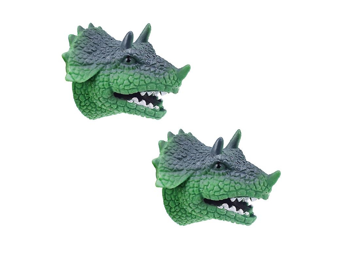 2 piezas marioneta de mano de dinosaurio ALLINLESS