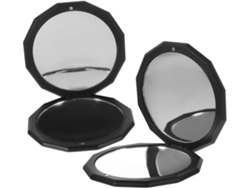 2pièces Miroirs De Maquillage Compactos Pliables Double Face Con Loupe De Poche Portátils Para Re...