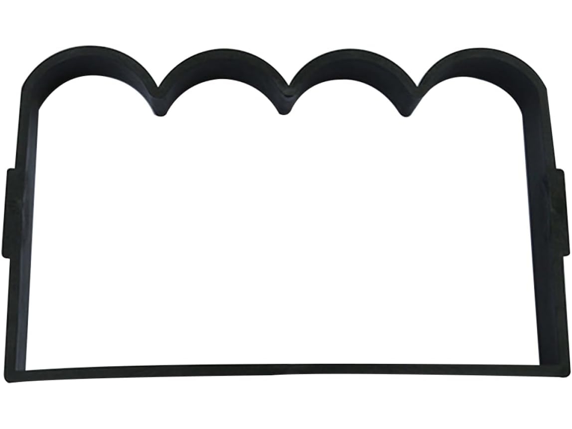 Molde De Cemento De Plástico Sólido Para Multiherramienta De Bricolaje, Tamaño Mediano, Gris.