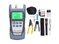 Kit De Prueba De Fibra Óptica De 15 Piezas - Medidor De Potencia -70~+10dbm Con Herramientas