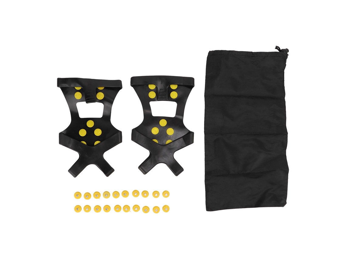 Empuñaduras Antideslizantes Para Botas/zapatos De Hielo Con 10 Puentes De Acero Para Senderismo, Trekking Y Escalada, Talla M (36-41).