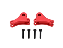 Par De Brazos De Suspensión Delanteros De Aleación De Aluminio Para Coche Rc 1/16 Traxxas E Revo Vxl Slash 4wd Summit Upgrade Parts - Rojo