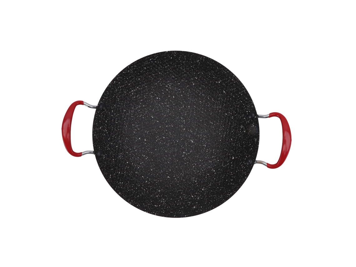 Sartén Barbacoa Antiadherente Mango Antiescaldaduras, Redonda, Cocina De Vitrocerámica, Cm/11,8