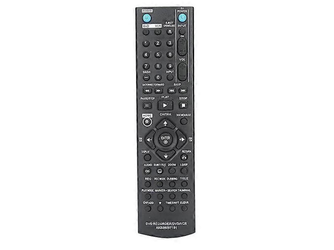 Mando A Distancia De Repuesto Para Grabadora Lg Dvd/vcr/dvdr