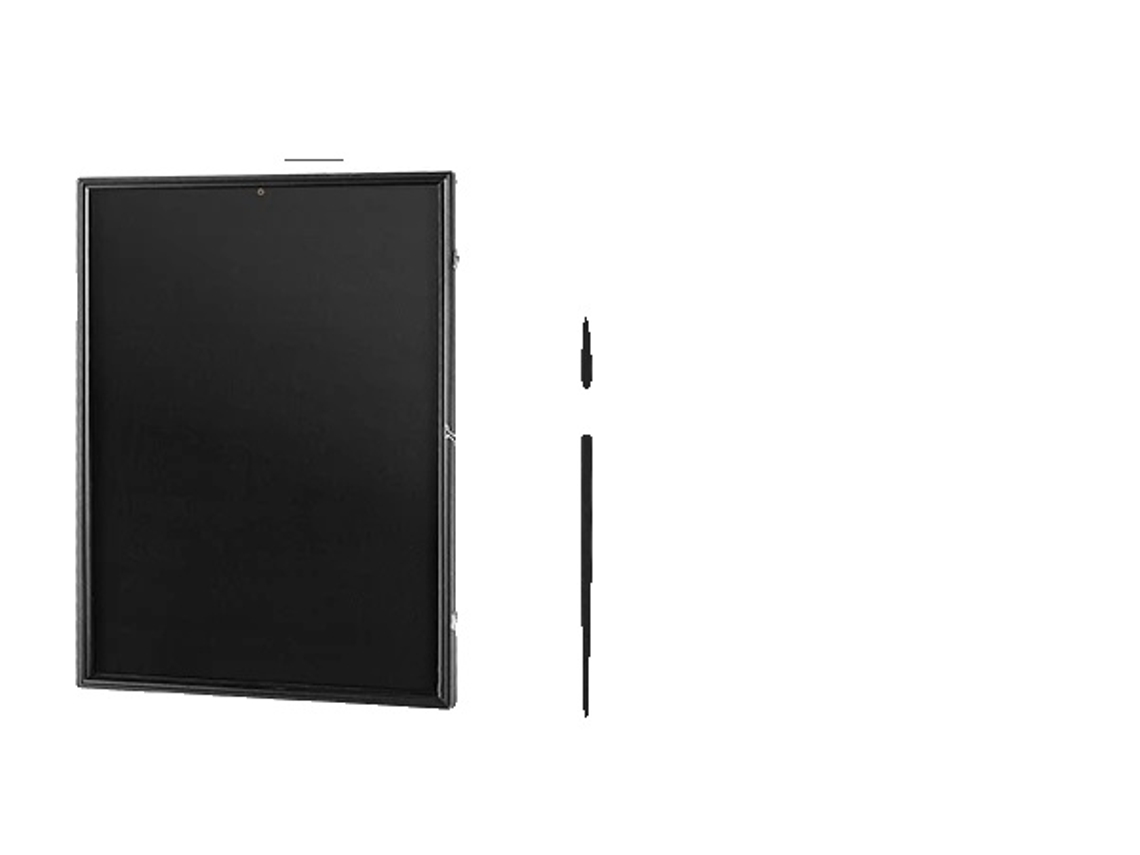 Marco de exhibición Vevor Jersey, diseño con cerradura, protección UV 98, interior de fieltro suave, 590 x 790 x 40 mm, 2 piezas OEM