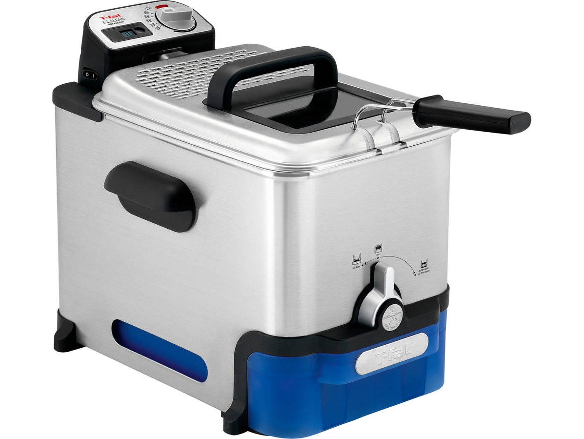 Freidora Semi-profesional TEFAL FR804015 Oleoclean Pro (1.2 kg - Inox)