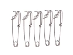 2026rebe-5pcs Clips Snap Swivel De Línea Larga, Conectores De Pesca Con Ojo Cerrado, Herramienta Rápida 3.0cmx110mm Accesorios De Pesca